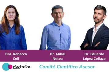 La Dr. Mihai Netea, Dr. Eduardo López Collazo y Dra. Rebecca Coll